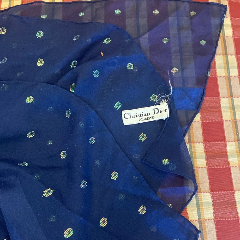Authentic Christian Dior scarf